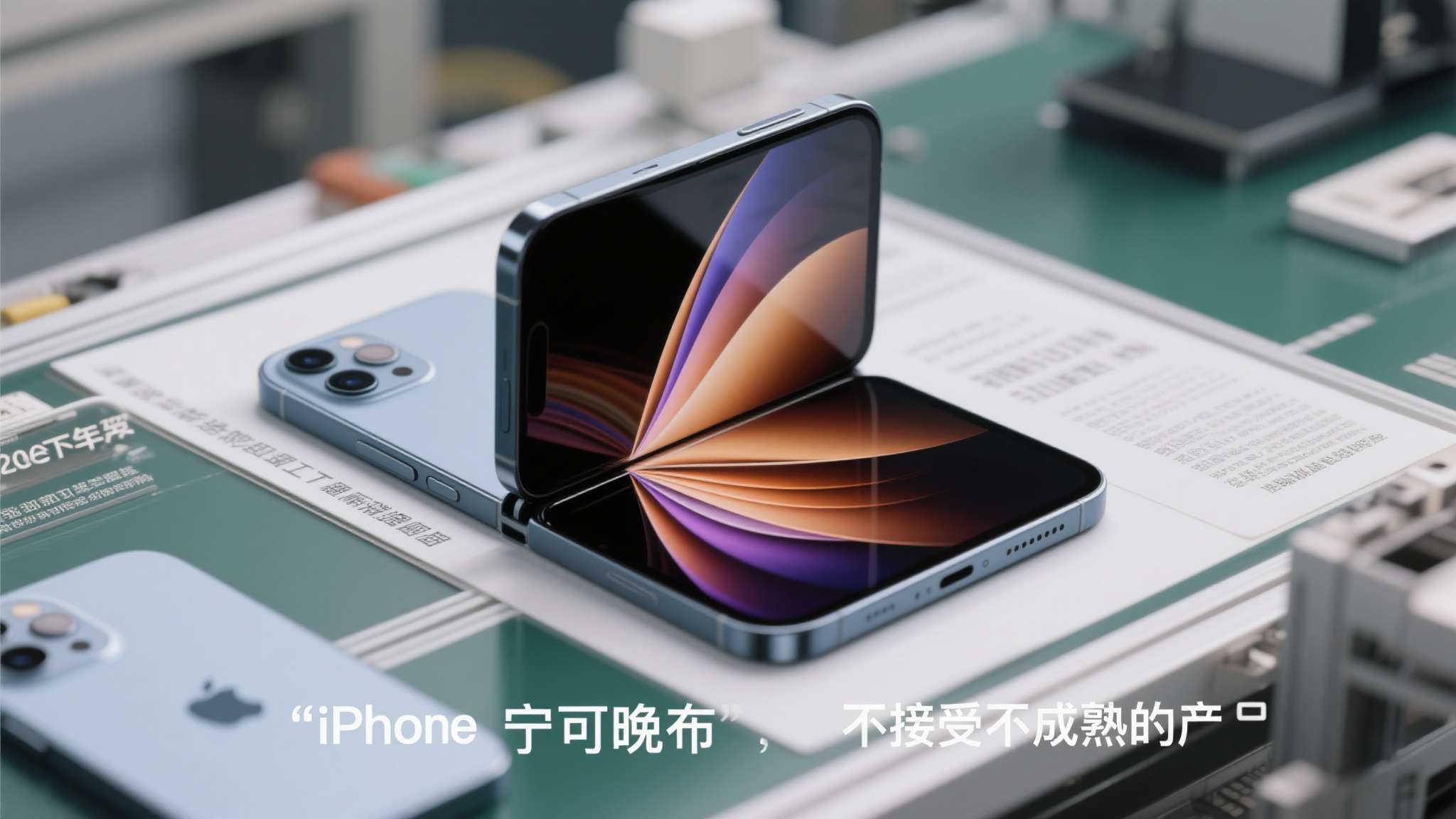 据产业链人士透露，折叠屏iPhone的正式发布窗口初步指向2026年下半年，具体